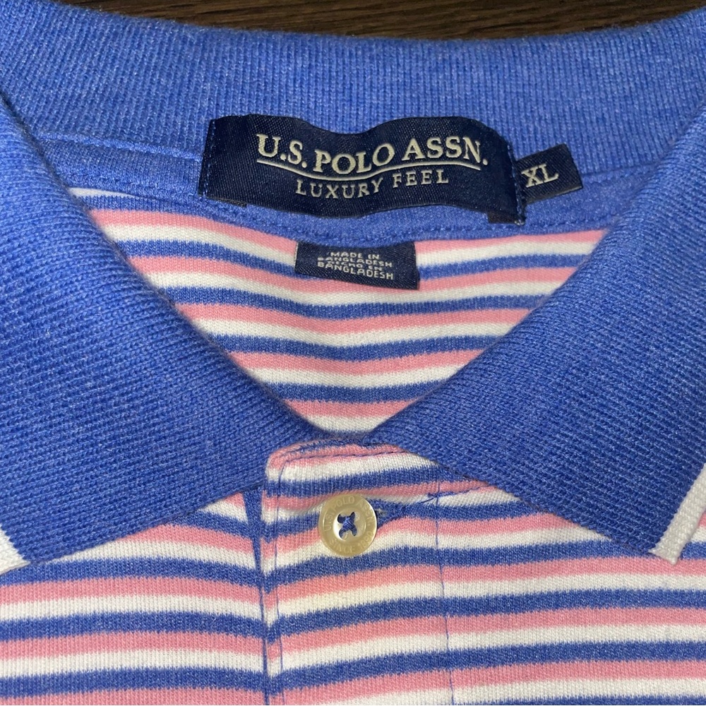 U.S Polo ASSN. Luxury Feel Striped Polo - XL